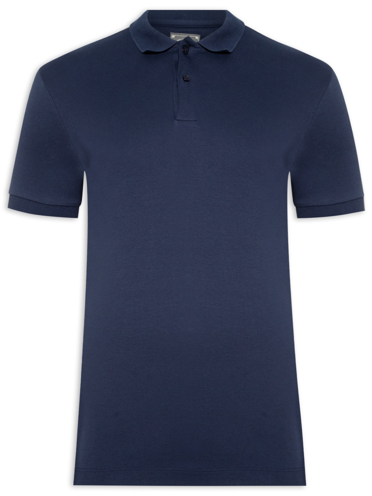 Polo Masculina Pima - Azul