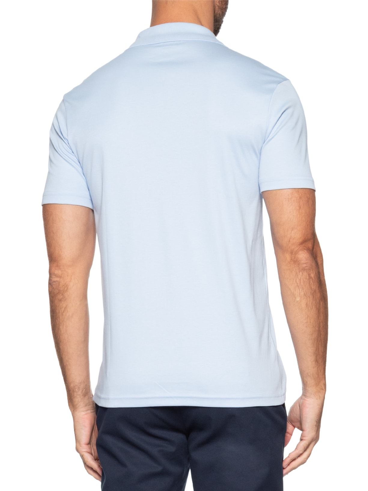Polo Masculina Pima Cotton Azul Paramount Alfaiataria