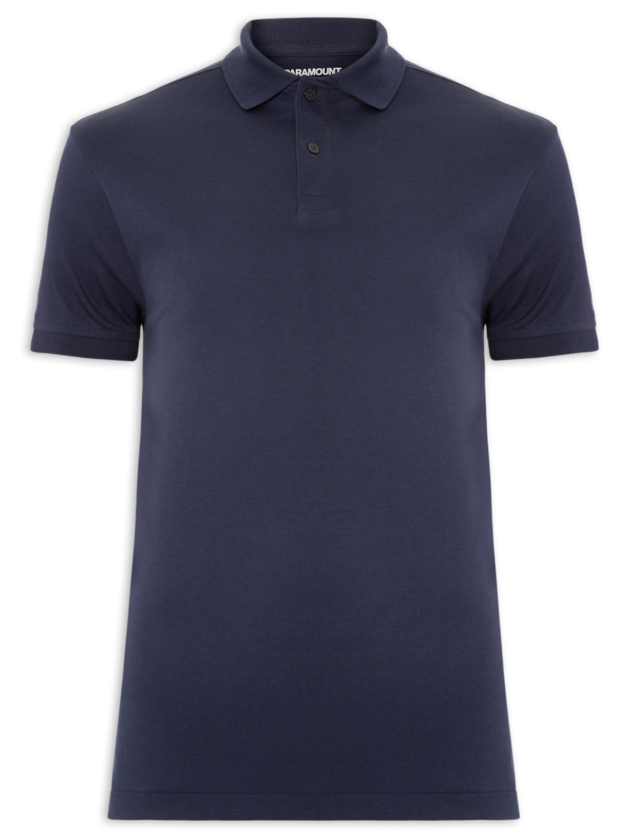 Polo Masculina Pima Cotton Com Botões - Azul