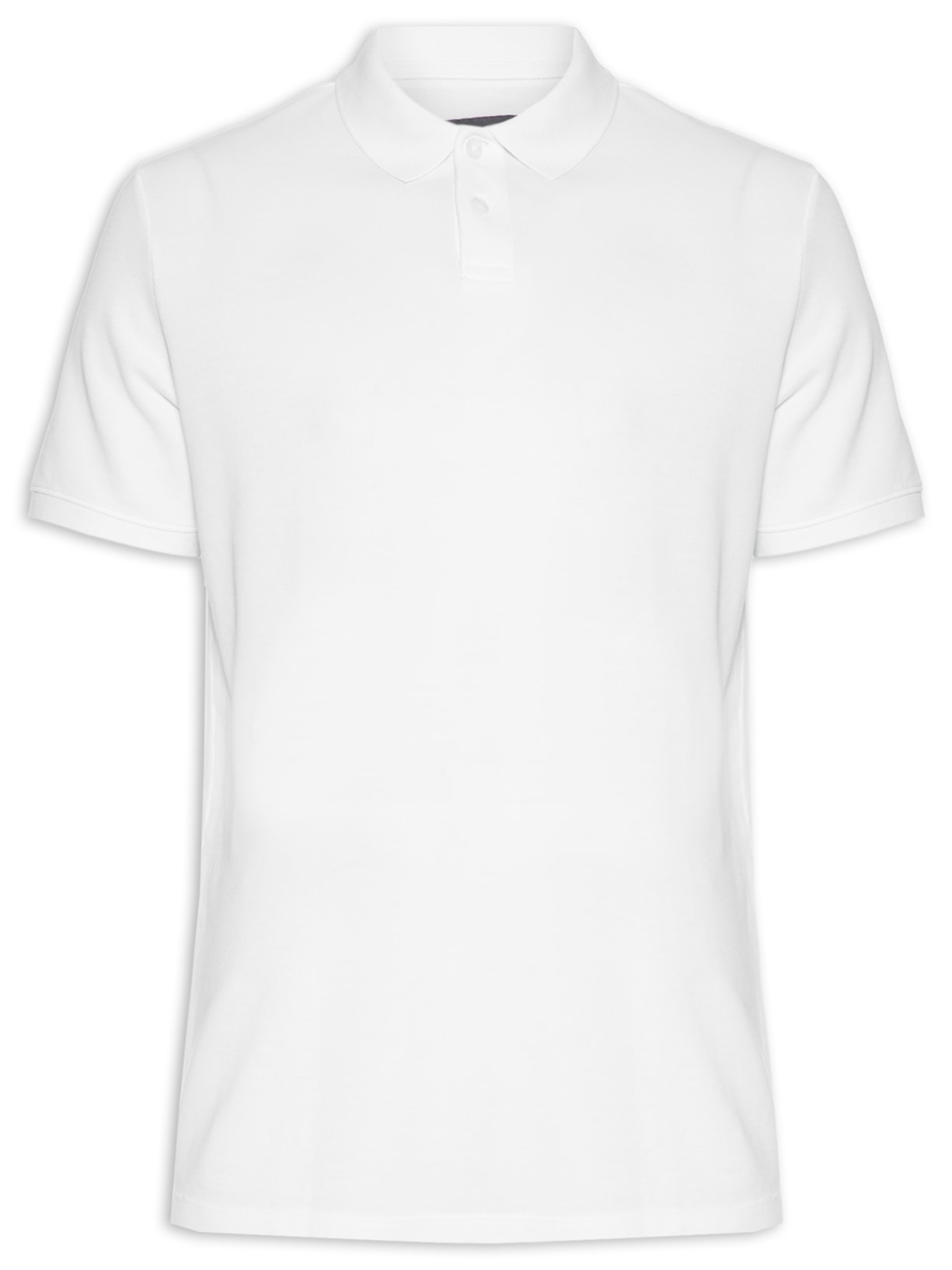 Polo Masculina Pima Pique Nu - Branco
