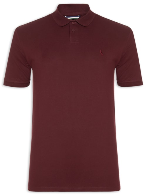 Polo Masculina Pima Piquet – Vermelho