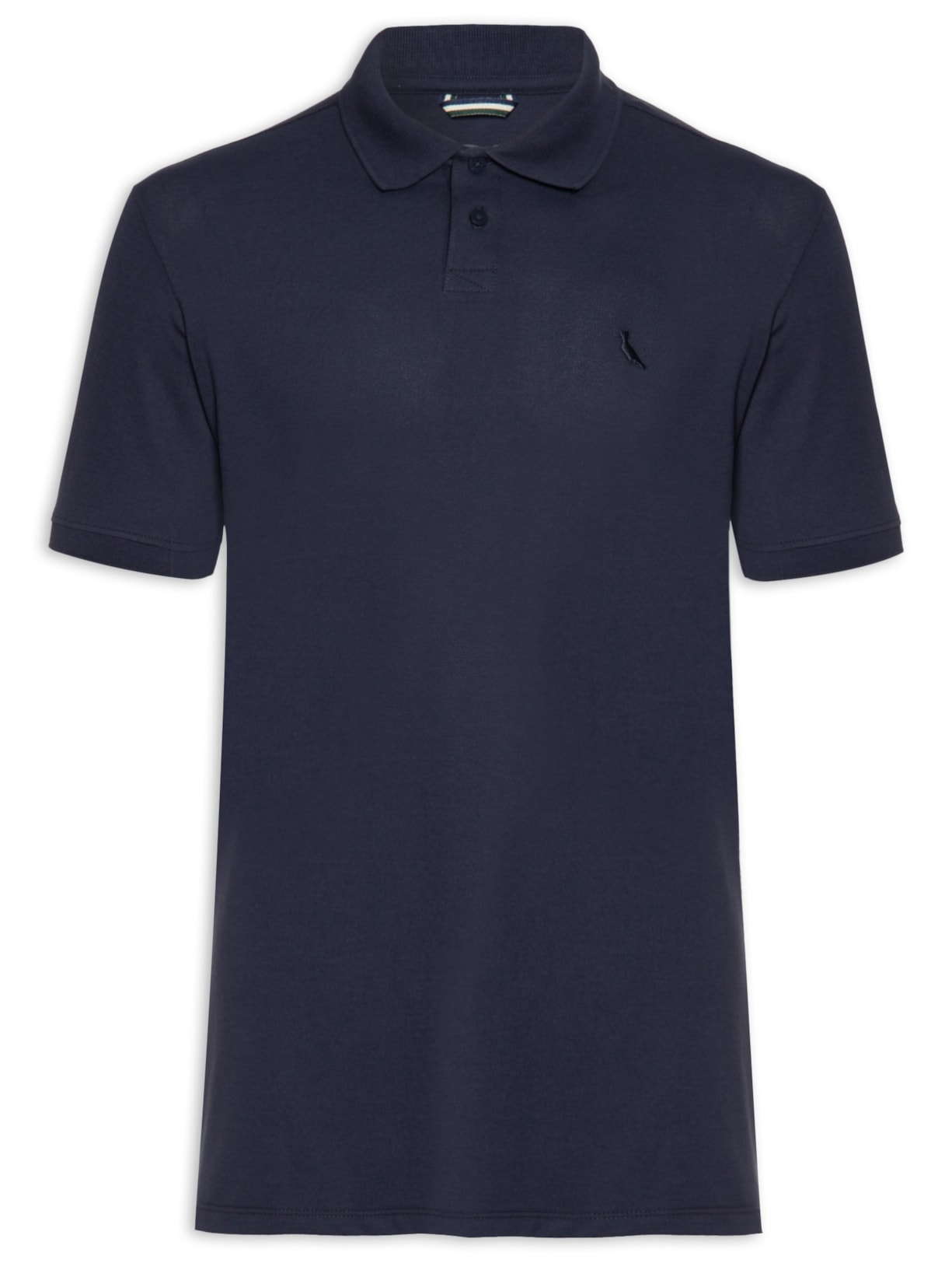 Polo Masculina Pima Piquet - Azul