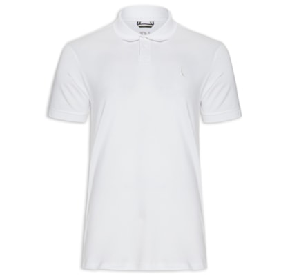 Polo Masculina Pima Piquet - Branco