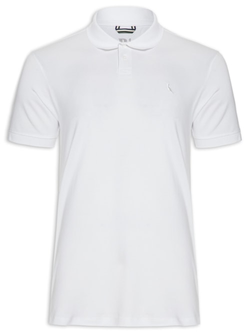 Polo Masculina Pima Piquet - Branco