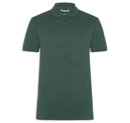 Polo Masculina Pima Piquet - Verde