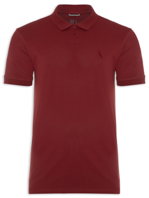 Polo Masculina Pima Piquet - Vermelho