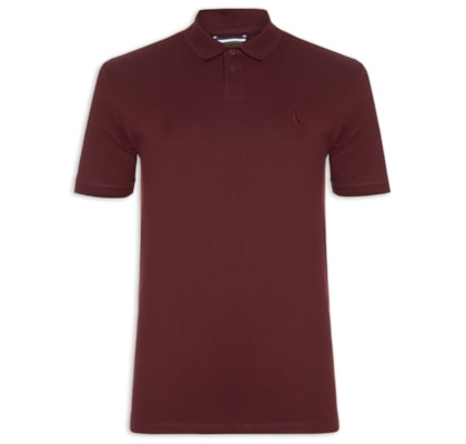Polo Masculina Pima Piquet – Vermelho