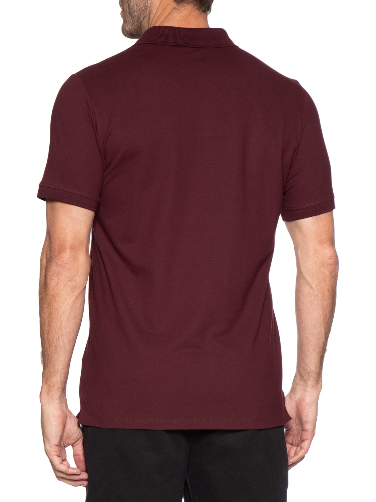 Polo Masculina Pima Piquet – Vermelho Reserva