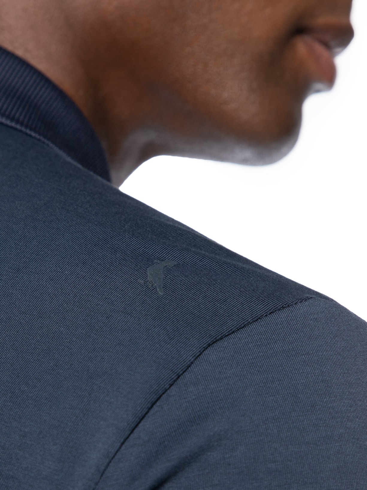 Polo Masculina Pima Tech Azul Reserva