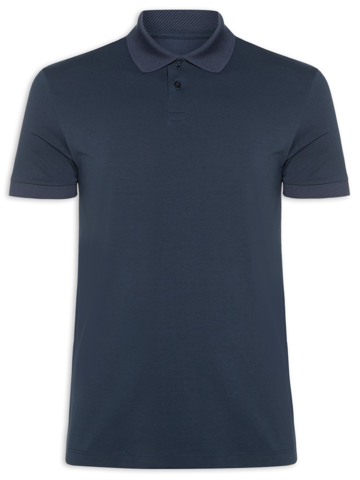 Polo Masculina Pima Tech - Azul
