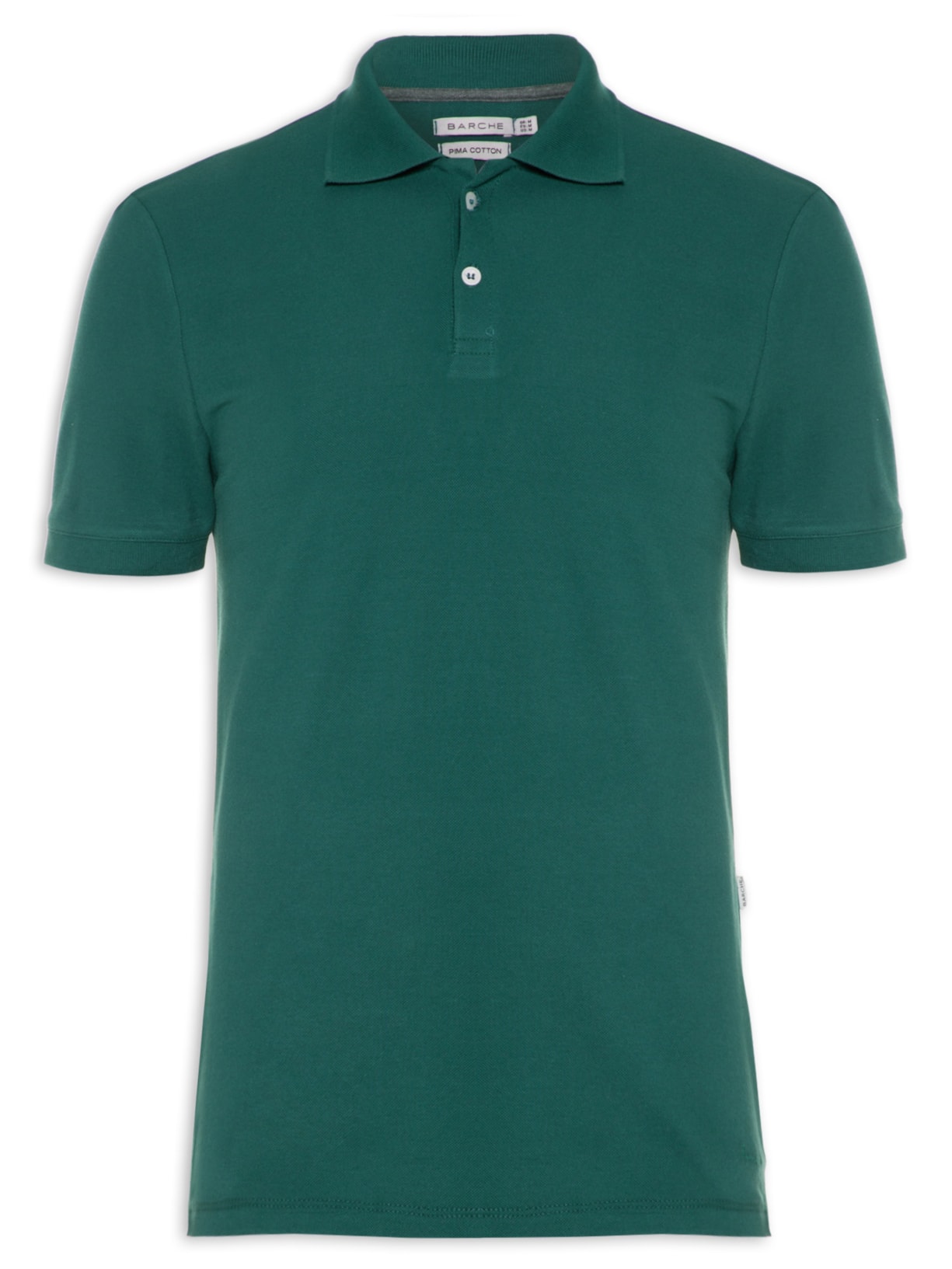 Polo Masculina Pima - Verde