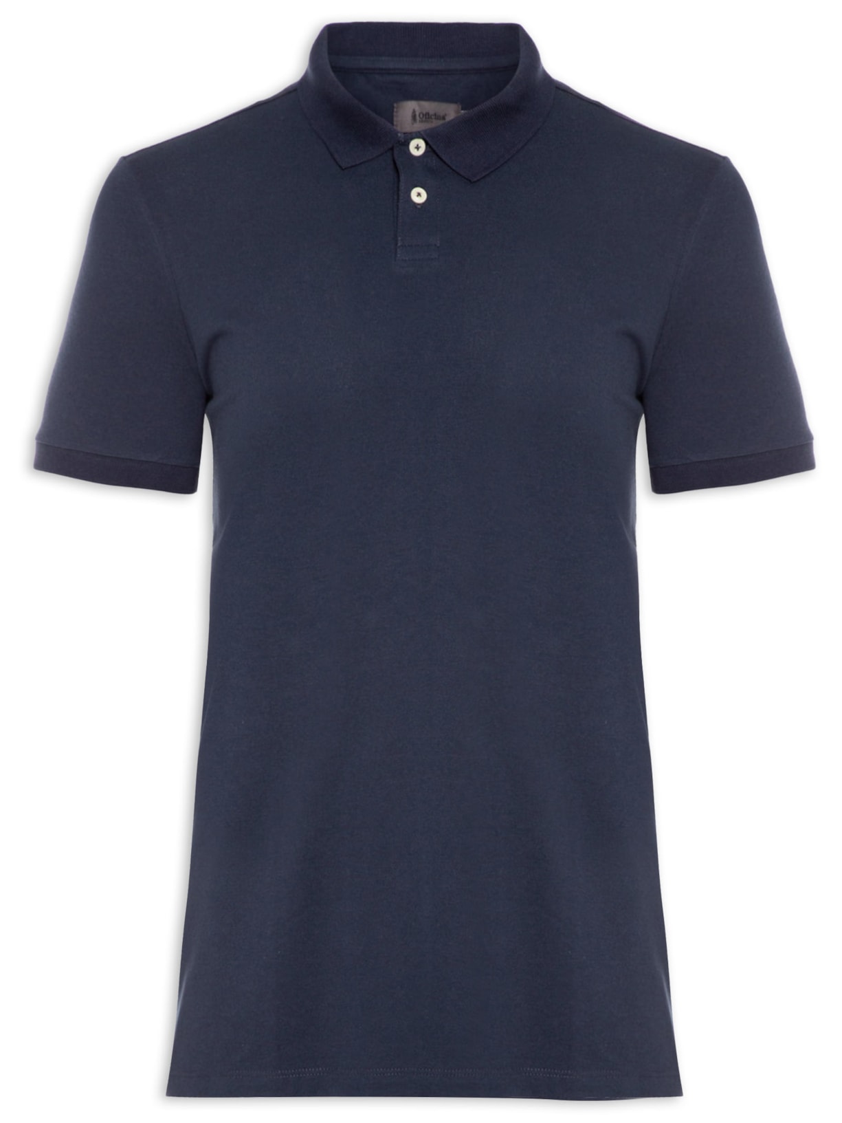 Polo Masculina Piquet Algodão - Azul