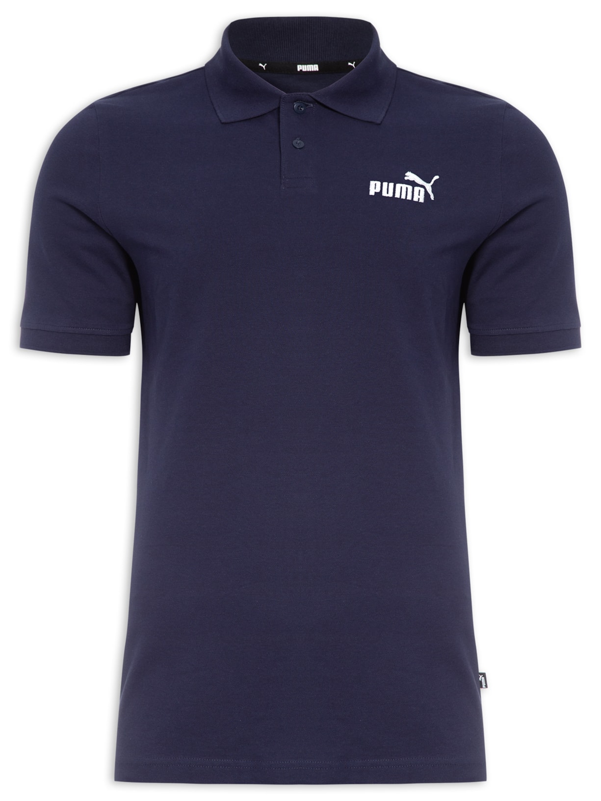 Polo Masculina Piquet - Azul