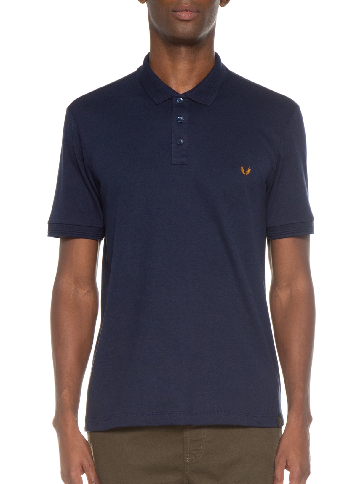 Polo Masculina Piquet Base Ian Azul Spirito Santo