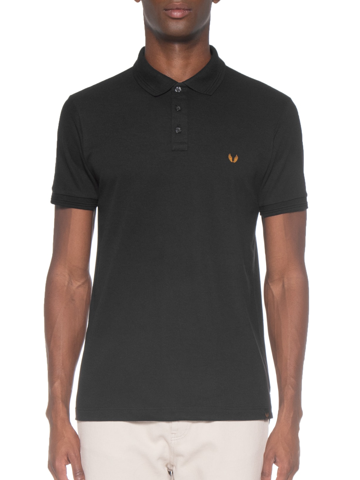 Polo Masculina Piquet Base Ian Preto Spirito Santo