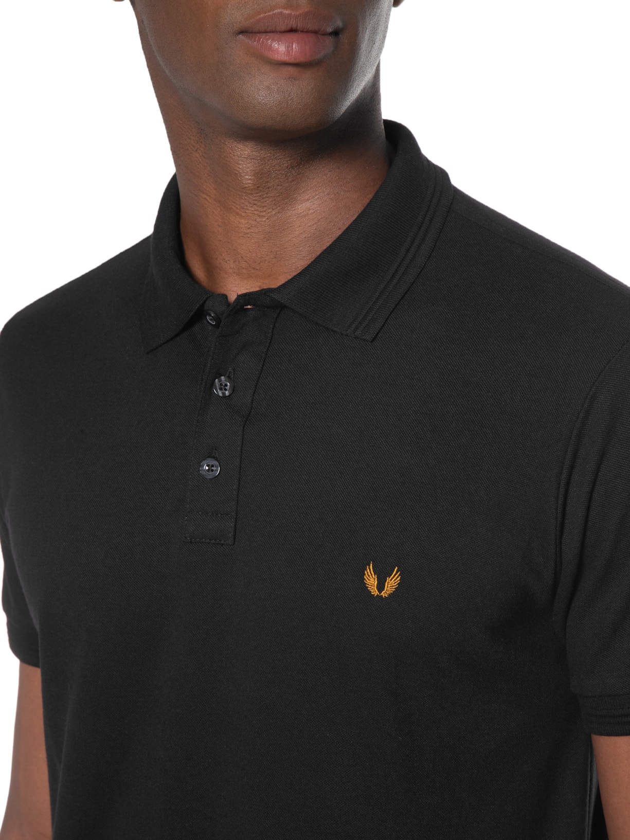 Polo Masculina Piquet Base Ian Preto Spirito Santo