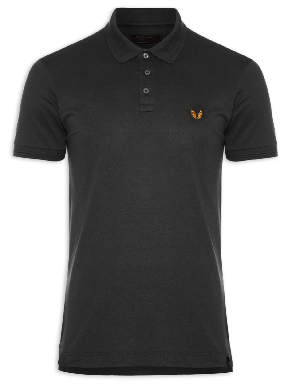 Polo Masculina Piquet Base Ian Preto Spirito Santo
