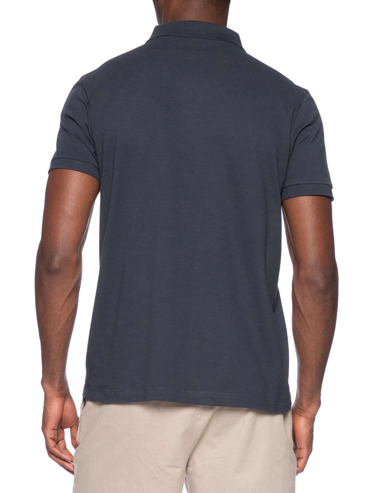 Polo Masculina Piquet Básica Rio Azul Foxton