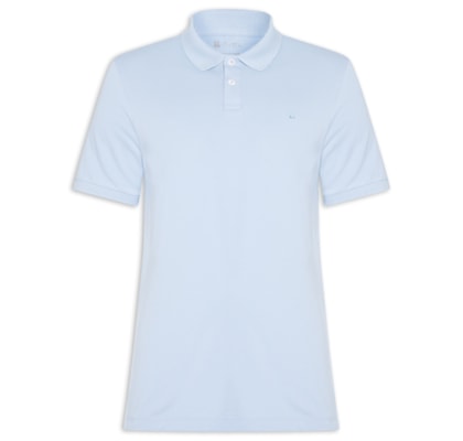 Polo Masculina Piquet Básica Rio - Azul