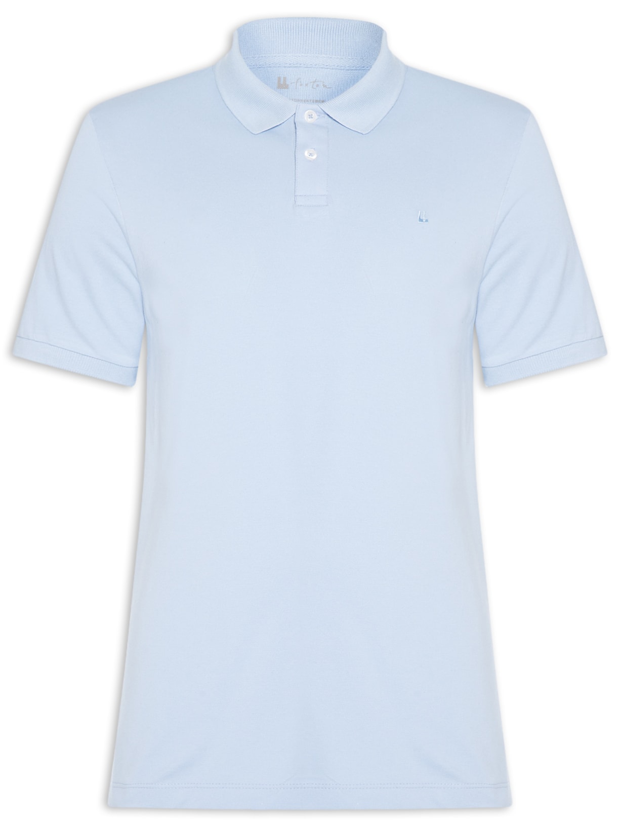 Polo Masculina Piquet Básica Rio - Azul