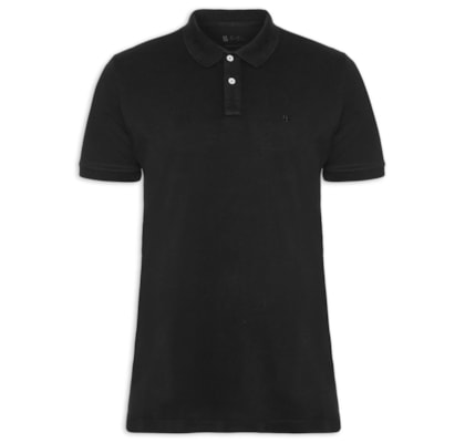 Polo Masculina Piquet Básica Rio - Preto