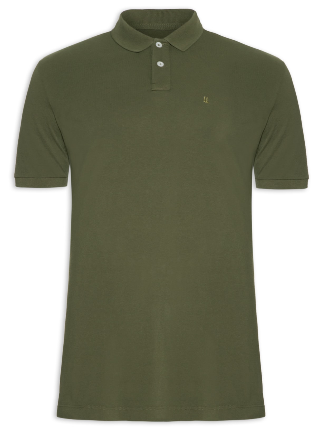 Polo Masculina Piquet Básica Rio - Verde