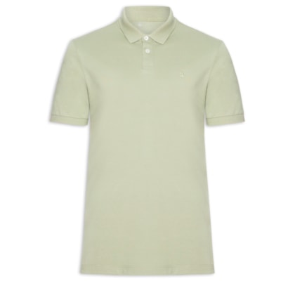 Polo Masculina Piquet Básica Rio - Verde