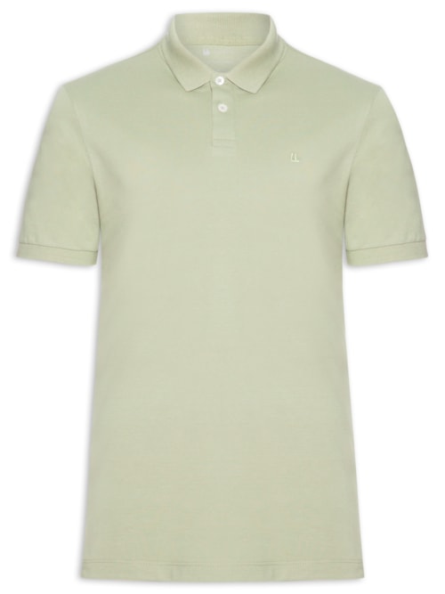 Polo Masculina Piquet Básica Rio - Verde