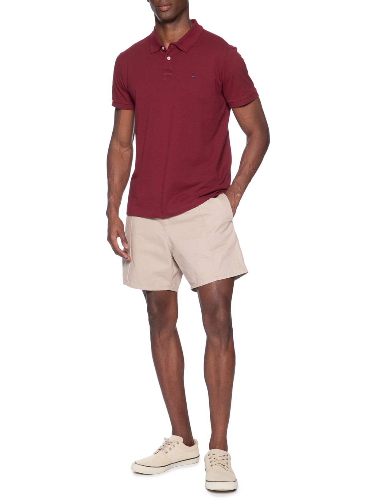 Polo Masculina Piquet Básica Rio Vermelho Foxton