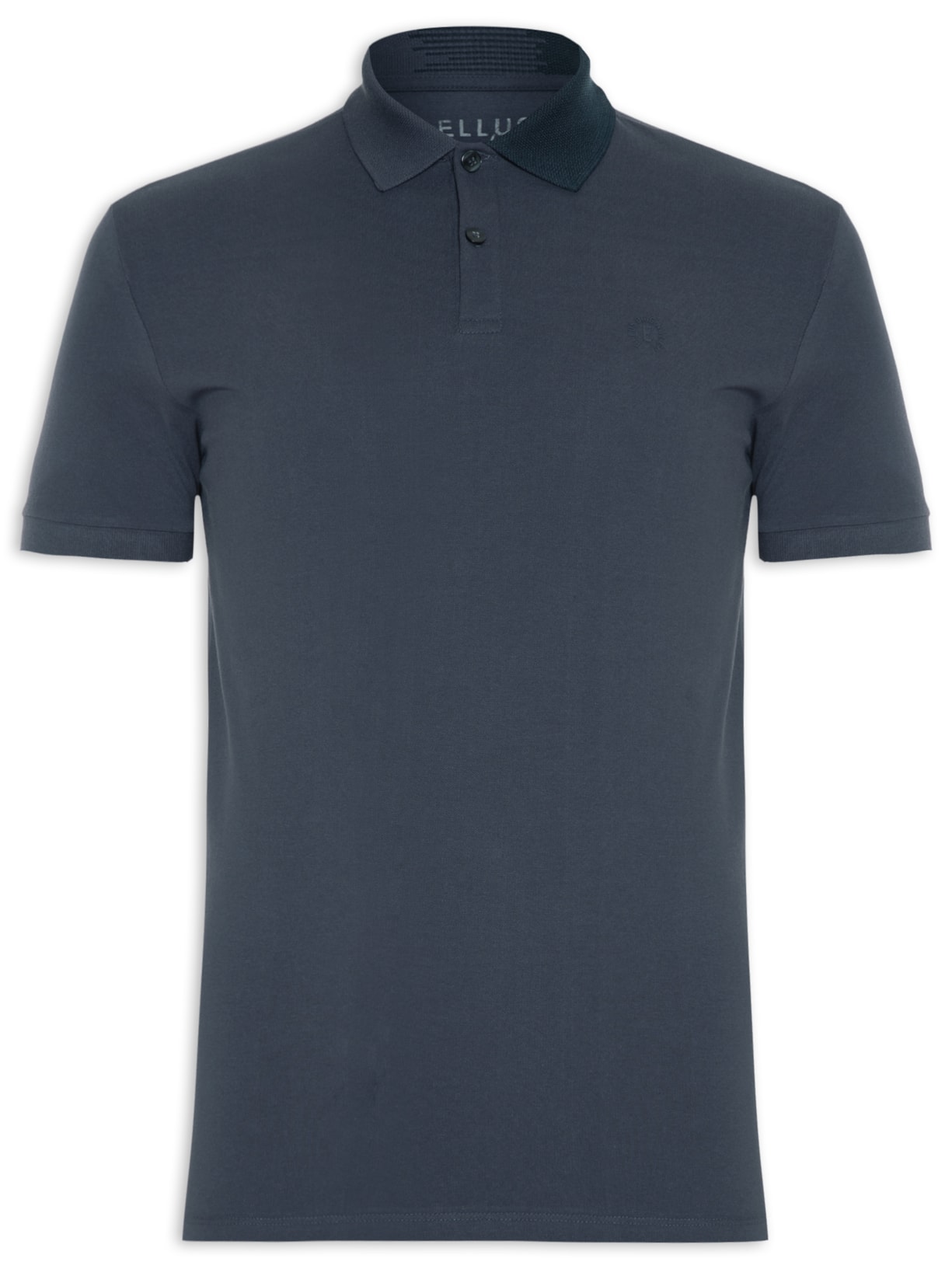 Polo Masculina Piquet Circle Classic Manga Curta - Azul