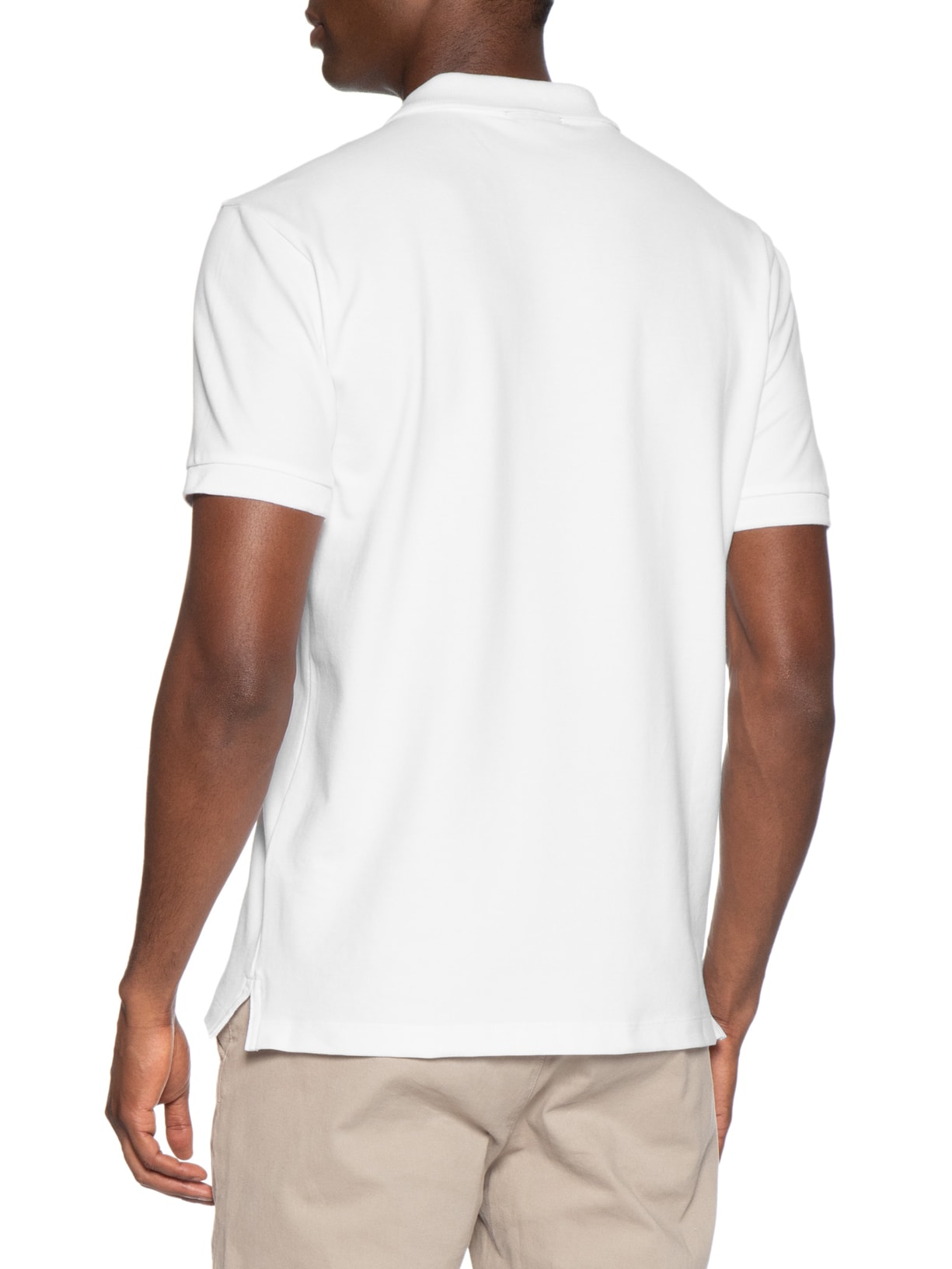 Polo Masculina Piquet Class RSV Branco Reserva