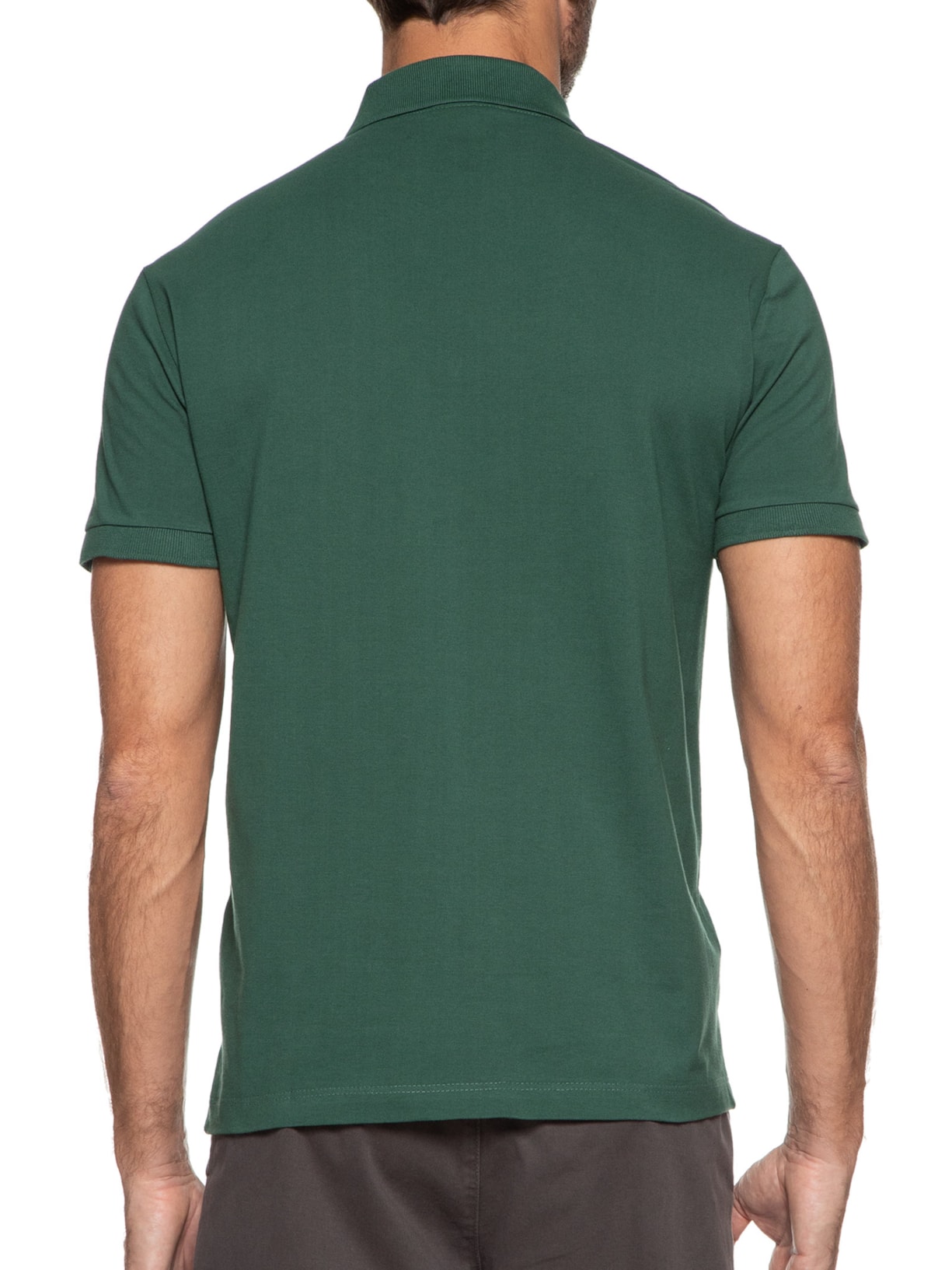 Polo Masculina Piquet Clássica Verde Reserva