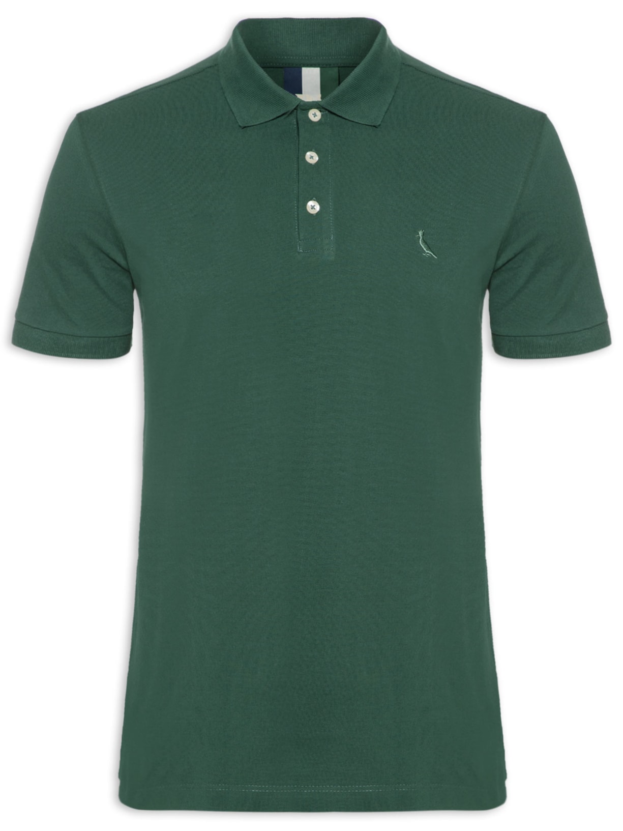 Polo Masculina Piquet Clássica - Verde