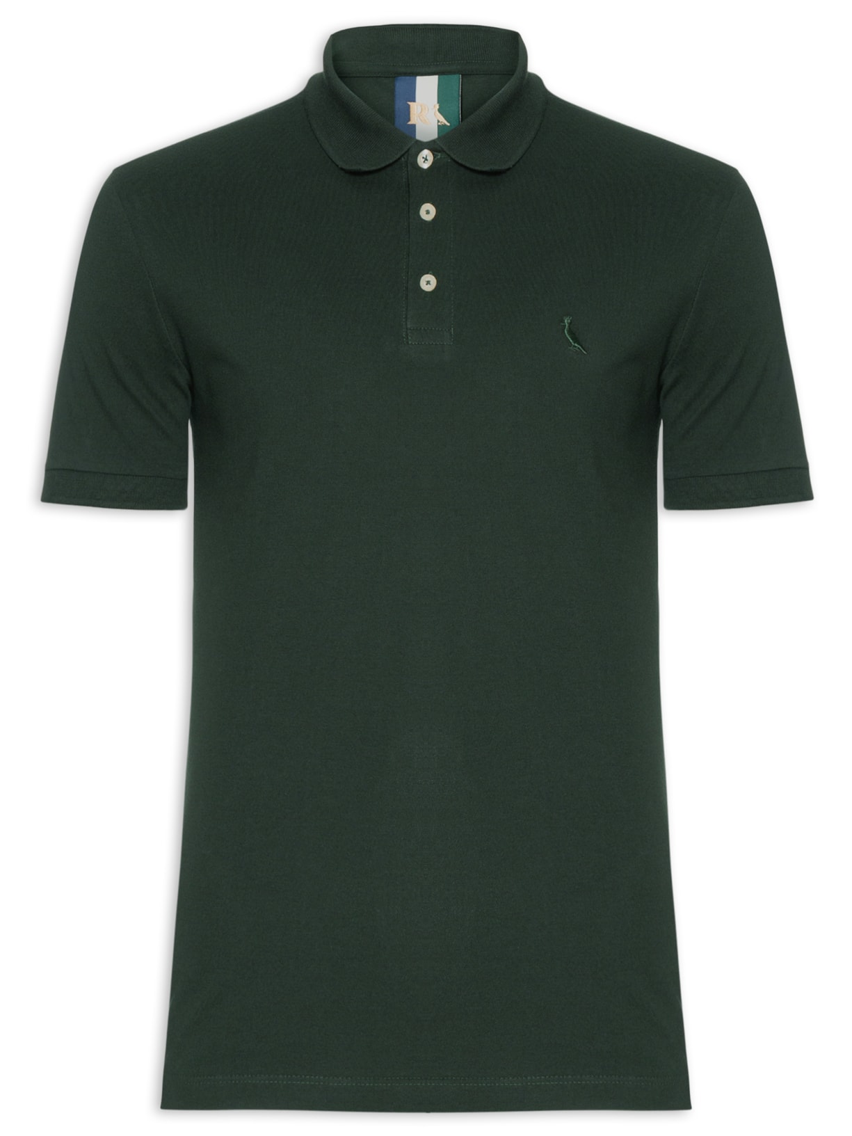 Polo Masculina Piquet Clássica - Verde