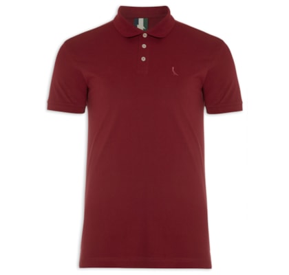 Polo Masculina Piquet Clássica - Vermelho