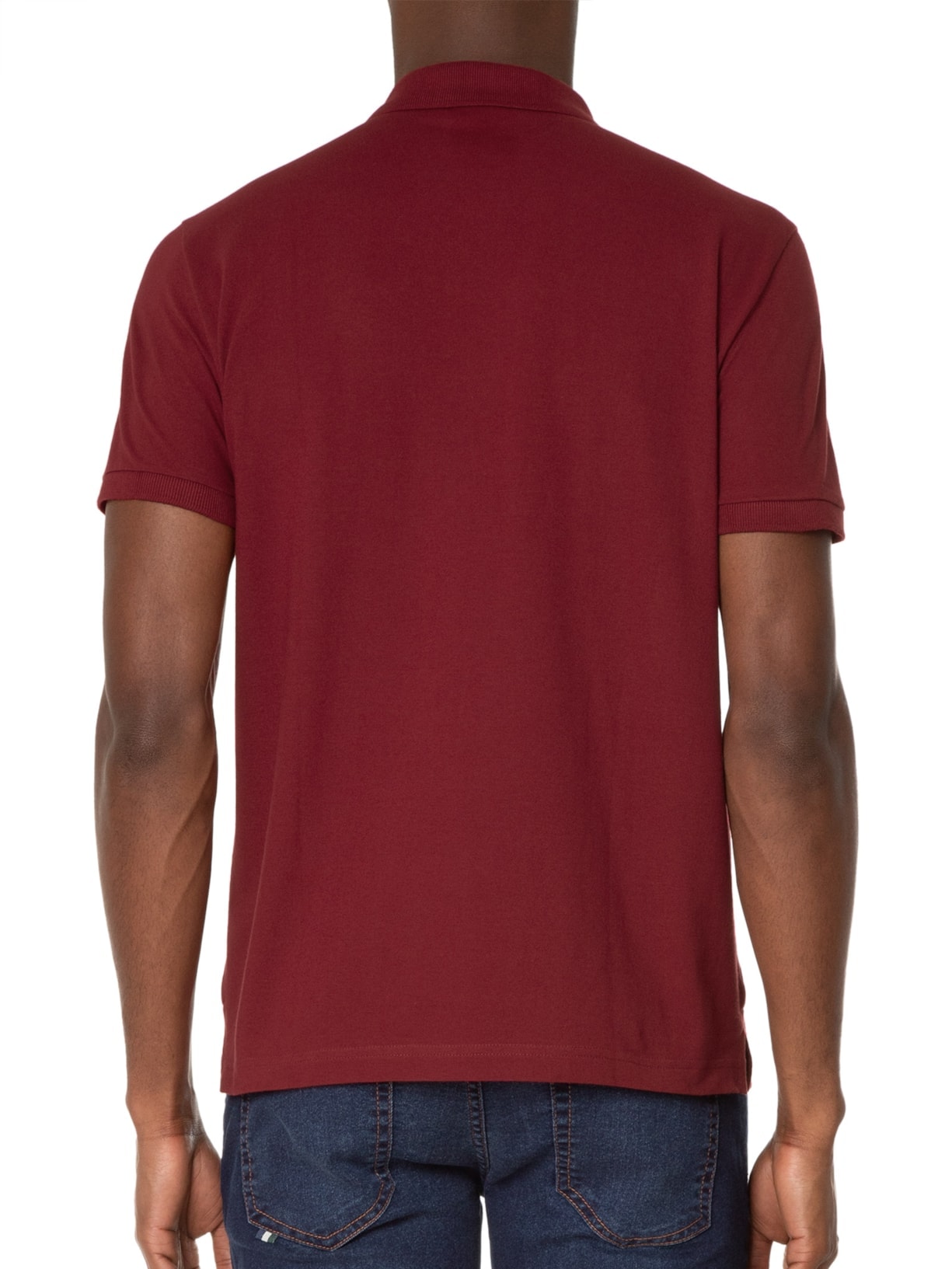 Polo Masculina Piquet Clássica Vermelho Reserva