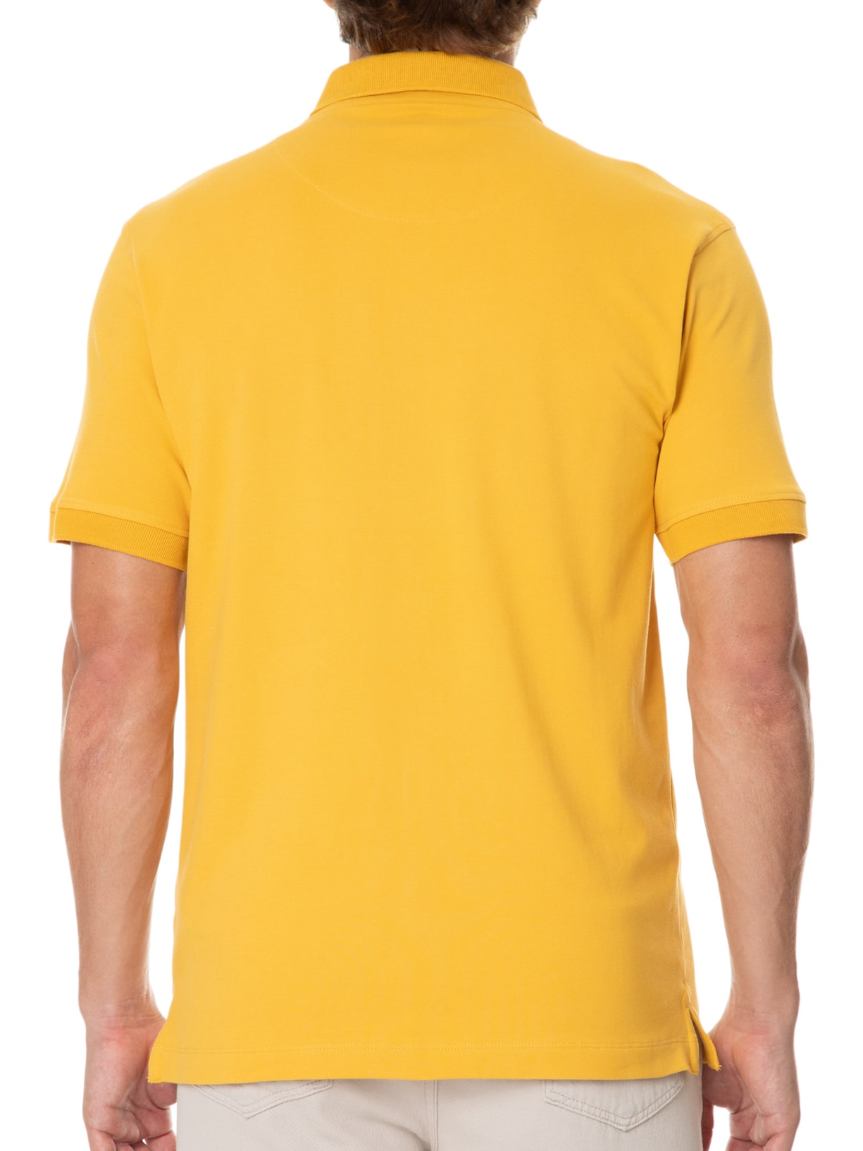 Polo Masculina Piquet Colorfix Amarelo Aramis