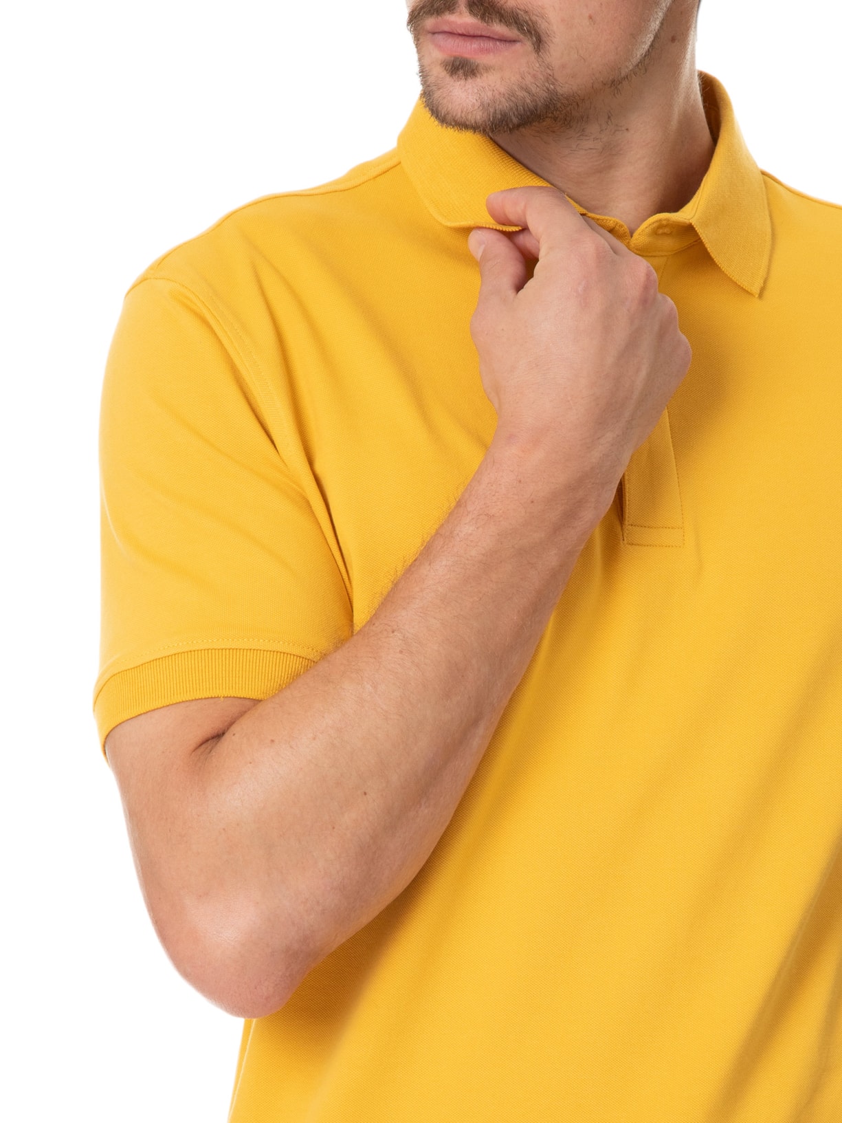 Polo Masculina Piquet Colorfix Amarelo Aramis