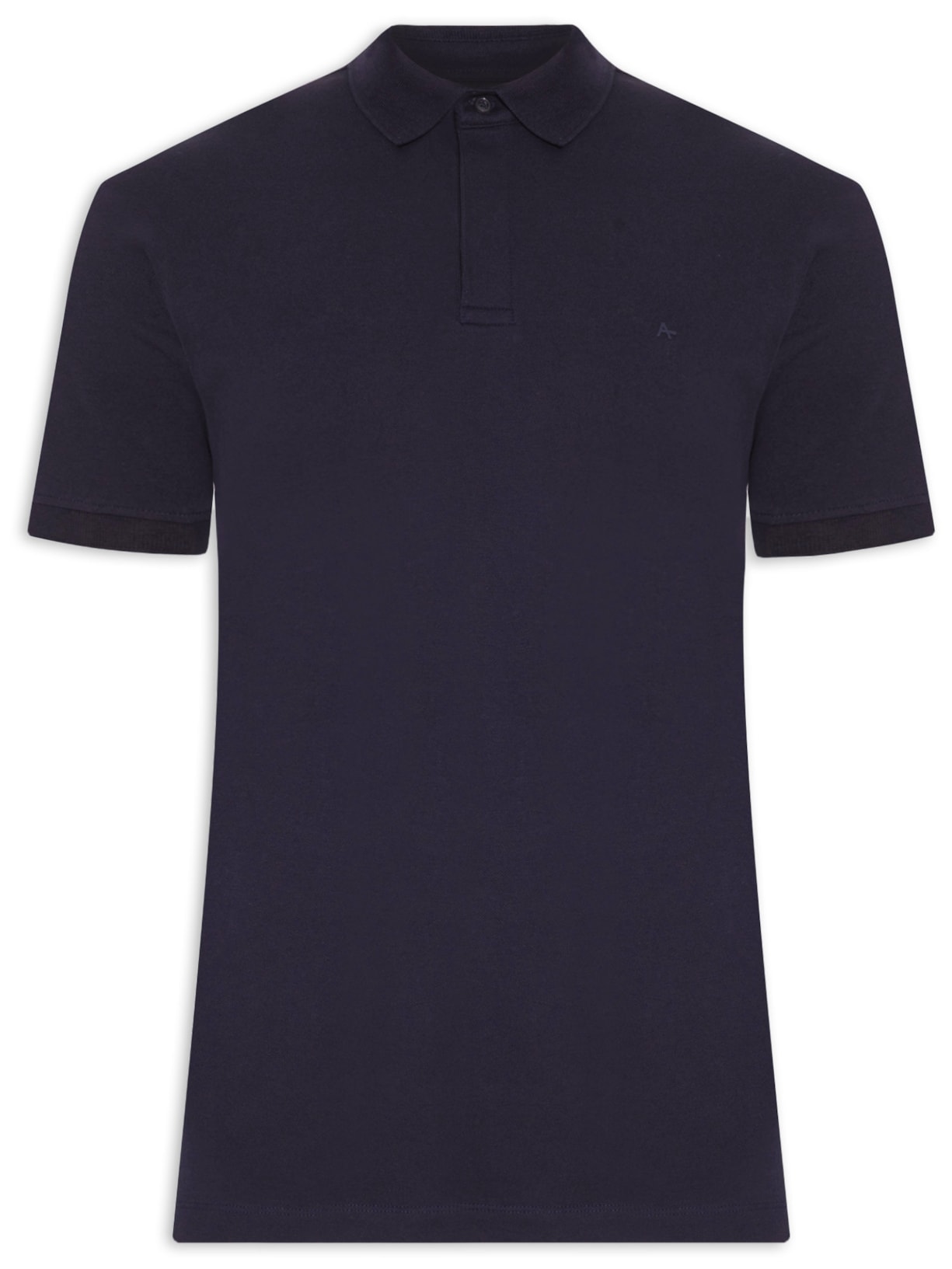 Polo Masculina Piquet Colorfix - Azul