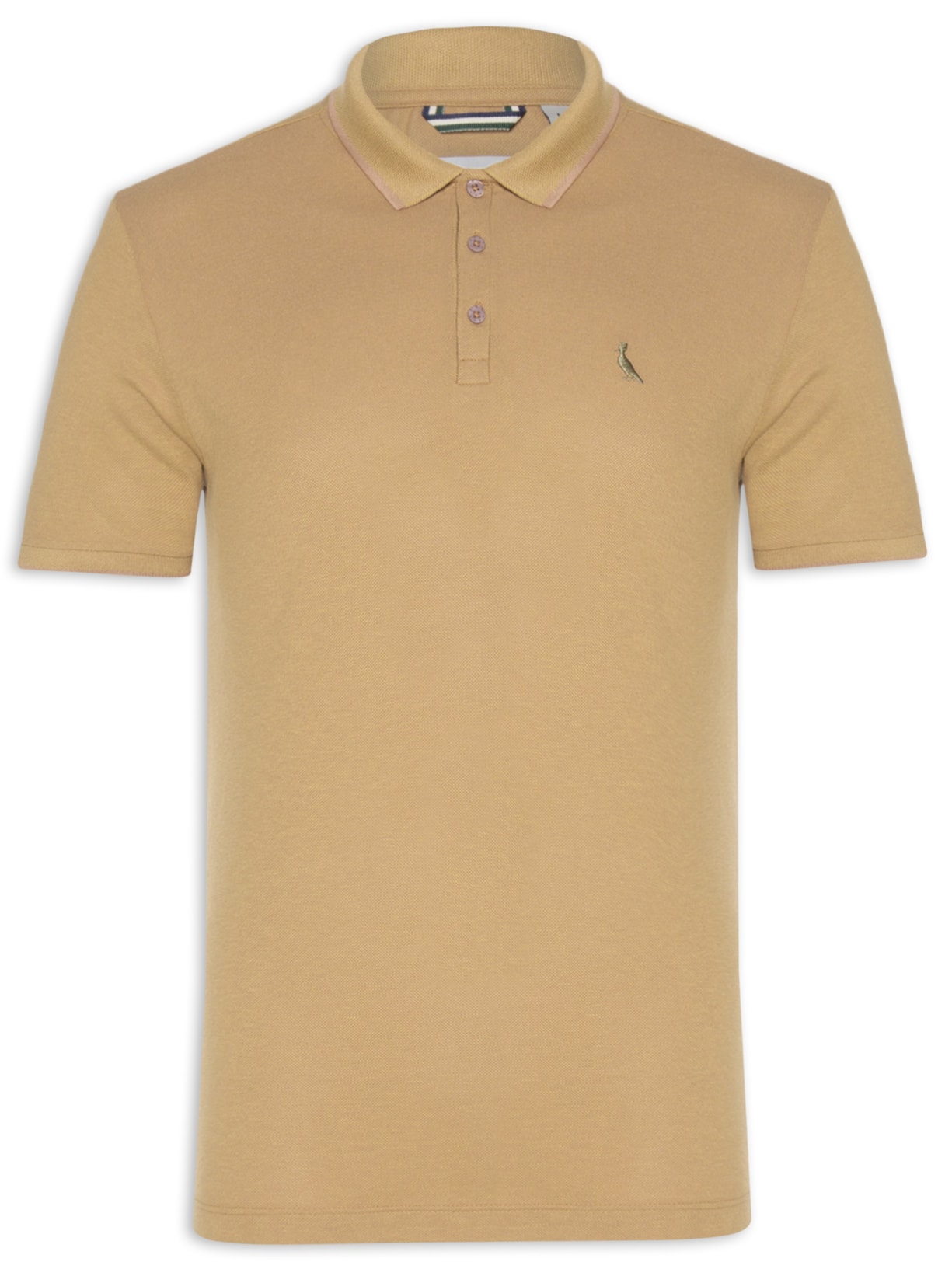Polo Masculina Piquet Denali - Bege