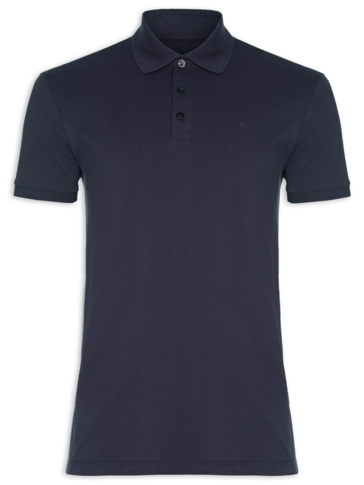 Polo Masculina Piquet Easa Classic Manga Curta - Roxo