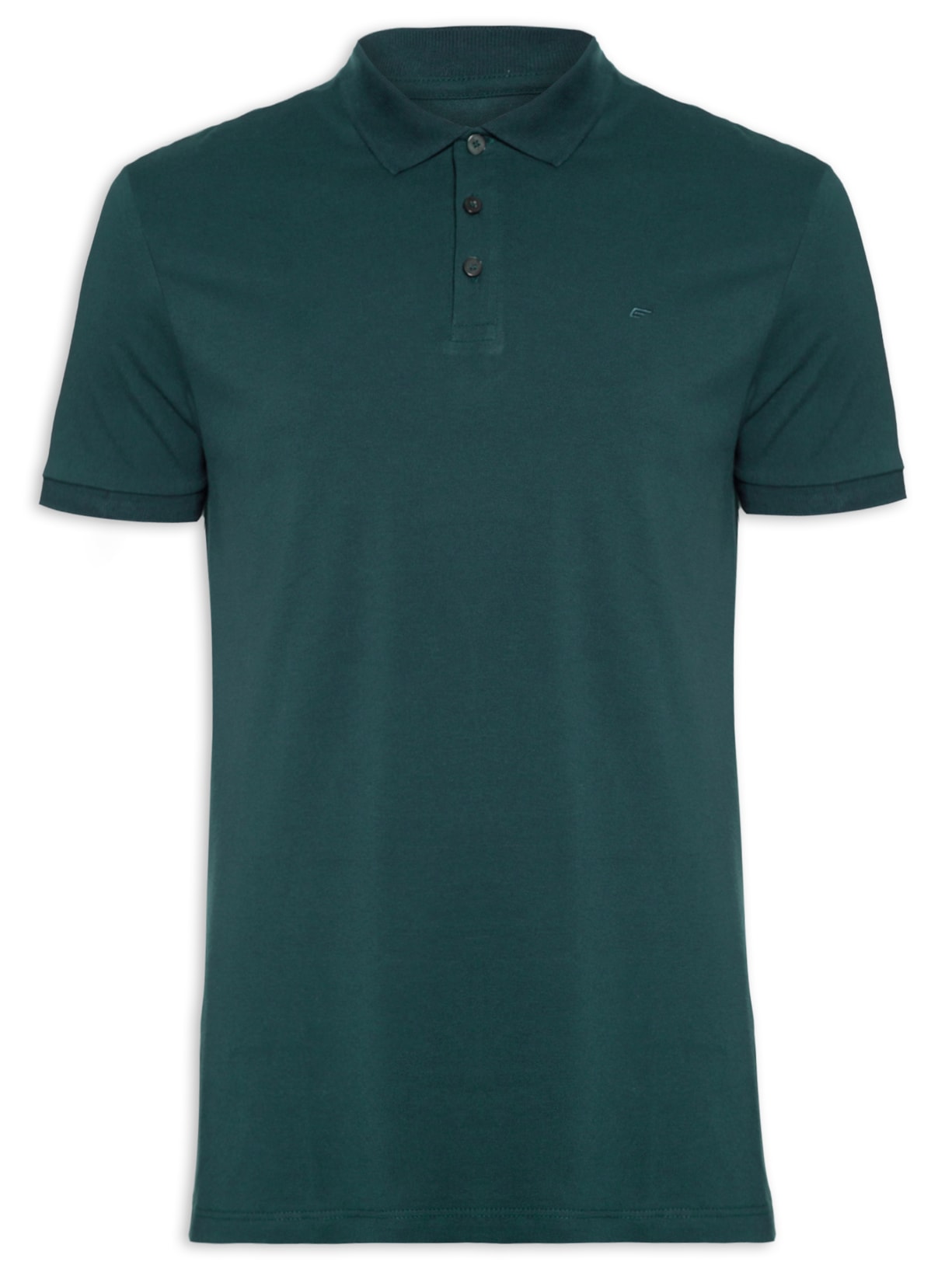 Polo Masculina Piquet Easa Classic Manga Curta - Verde