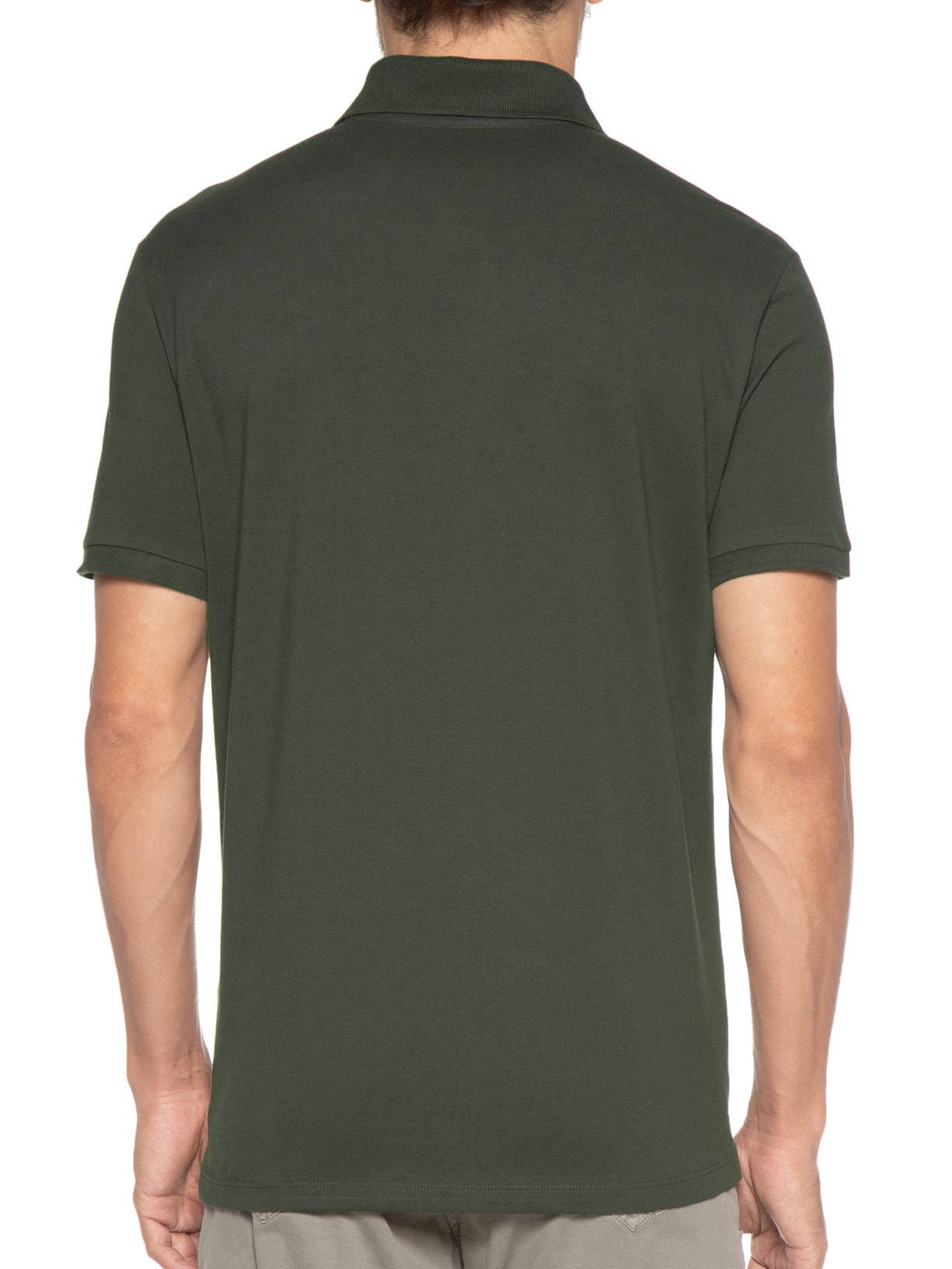 Polo Masculina Piquet Easa Classic Verde Ellus