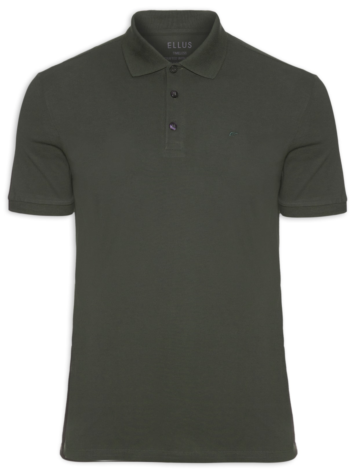 Polo Masculina Piquet Easa Classic Verde Ellus
