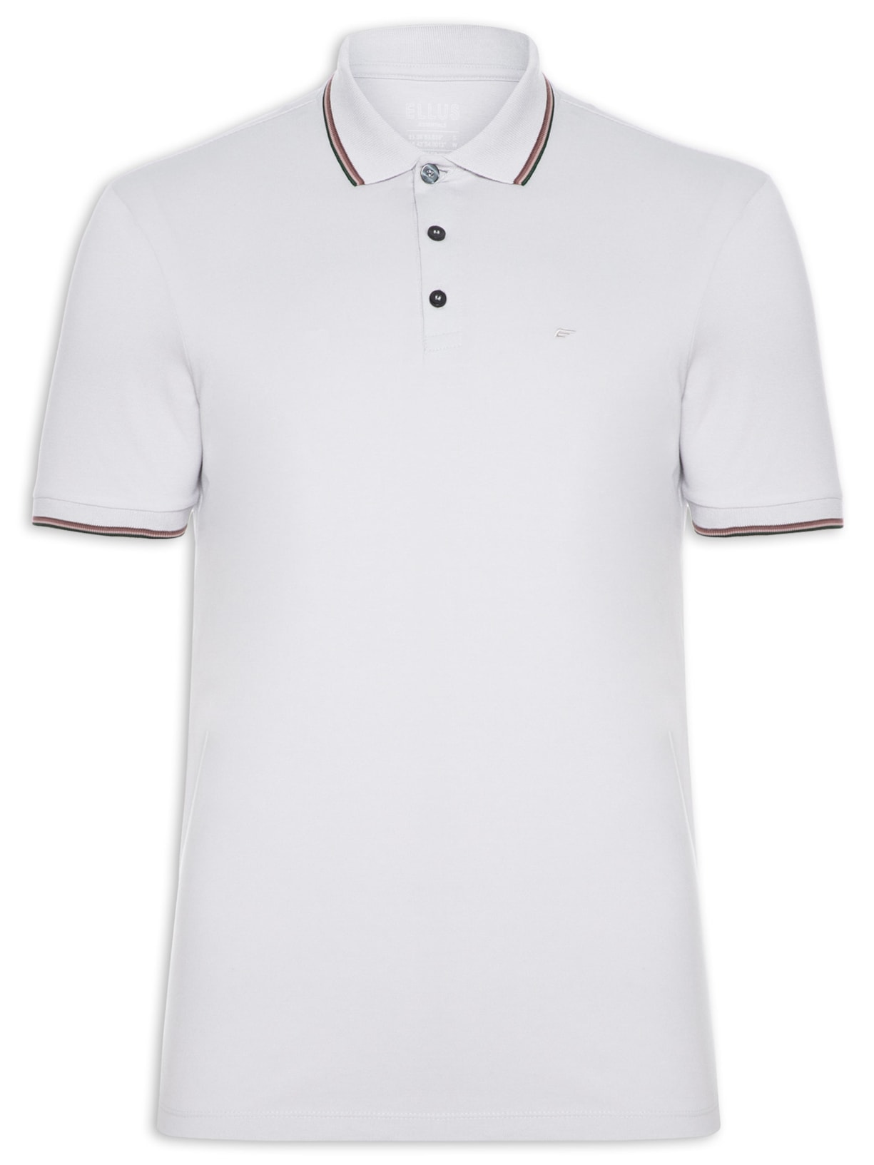 Polo Masculina Piquet Easa Friso Classic - Cinza