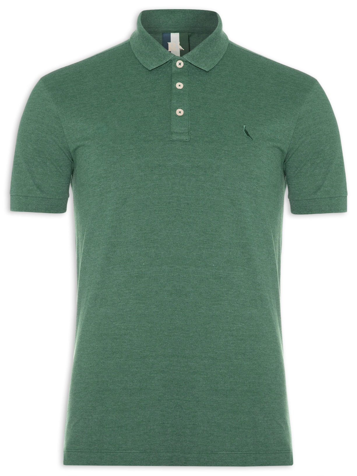 Polo Masculina Piquet Enxuto - Verde