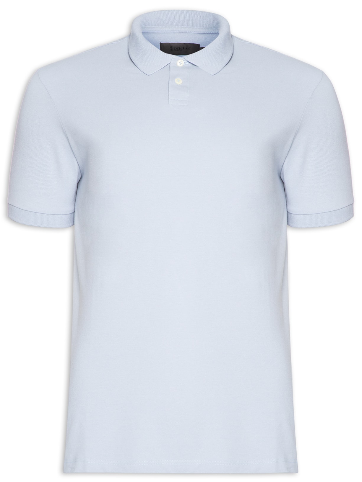 Polo Masculina Piquet Flora - Azul