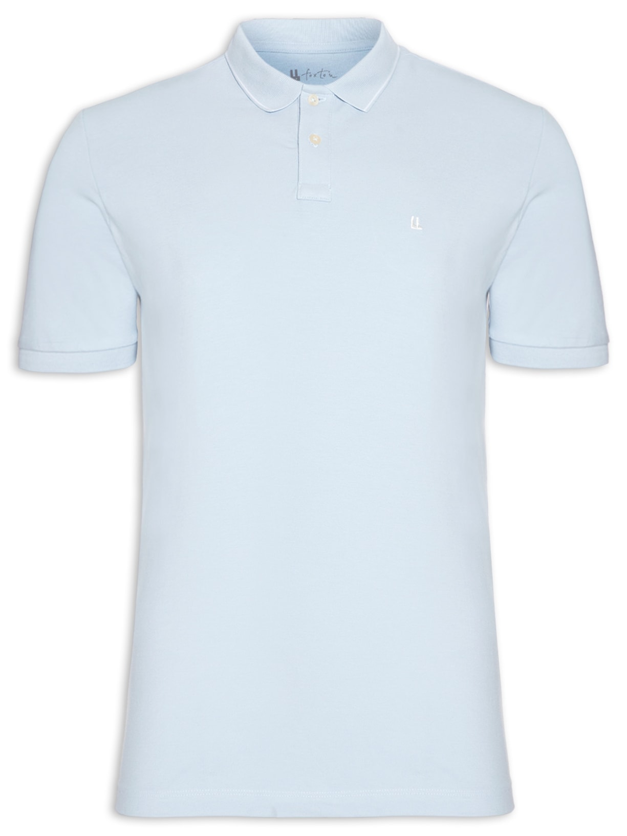 Polo Masculina Piquet Friso New - Azul