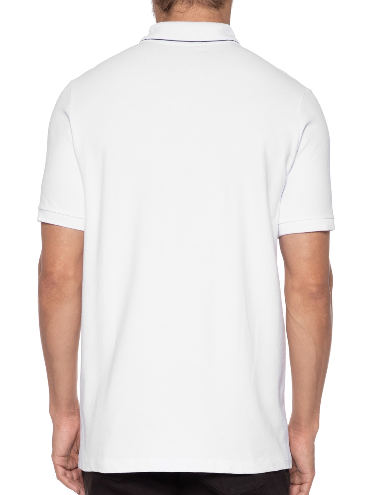 Polo Masculina Piquet Friso New Branco Foxton