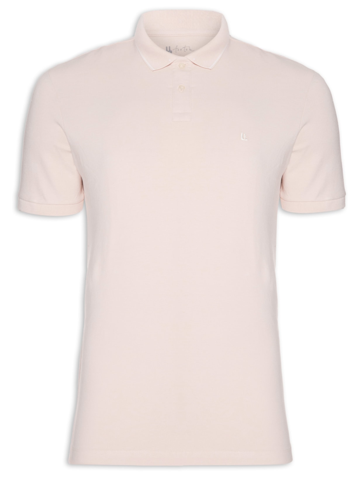 Polo Masculina Piquet Friso New - Rosa